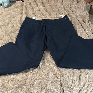 Gap Men's Navy Blue Lived in Relaxed Pants 34x28 BNWT